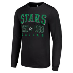 Dallas Stars Starter Logo Graphic Long Sleeve T-Shirt For Sale