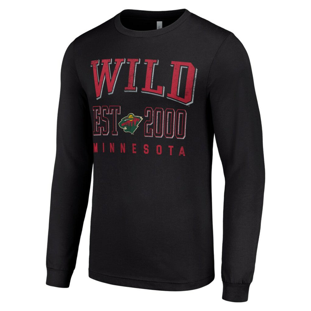 Minnesota Wild Starter Logo Graphic Long Sleeve T-Shirt Sale