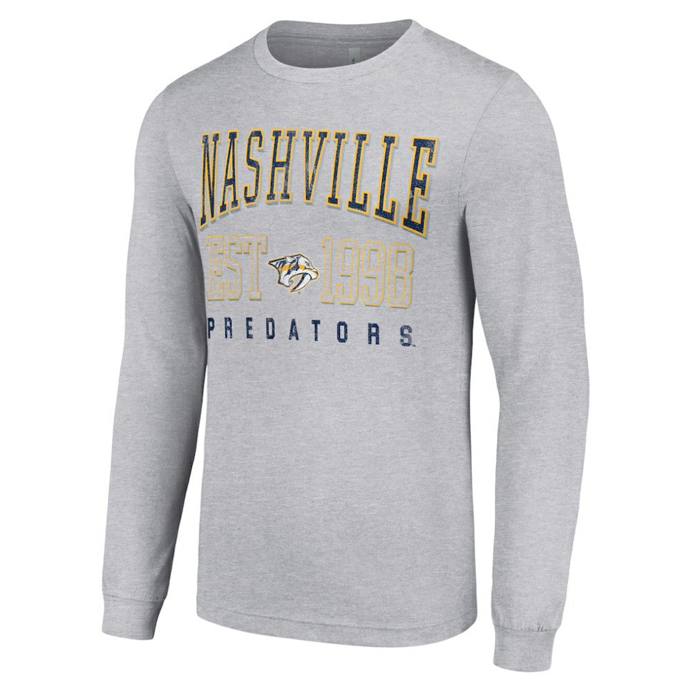 Nashville Predators Starter Logo Graphic Long Sleeve T-Shirt On Sale