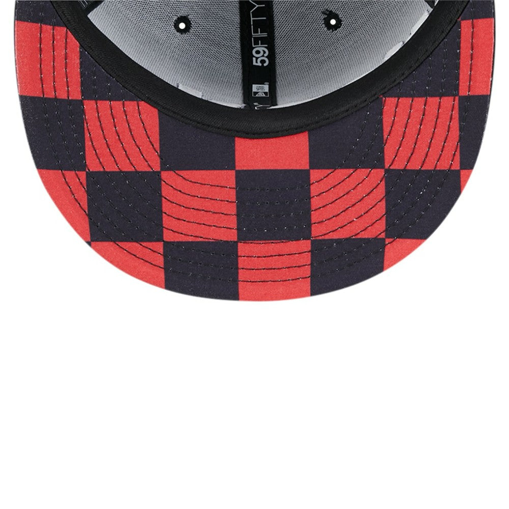 Washington Nationals New Era Checkered Undervisor 59FIFTY Fitted Hat | MLB Discount