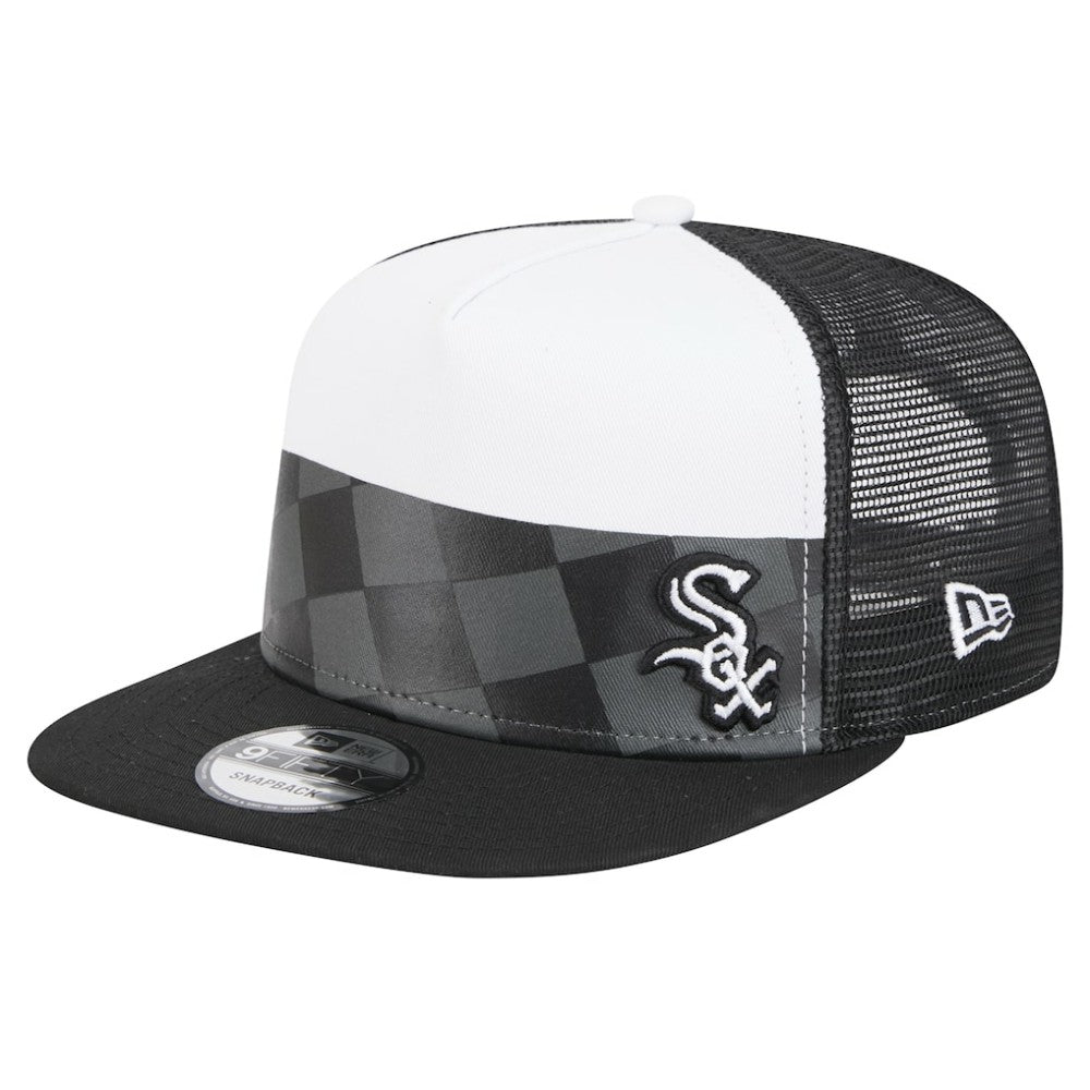 Chicago White Sox New Era Checkmate Trucker 9FIFTY Snapback Hat | MLB New