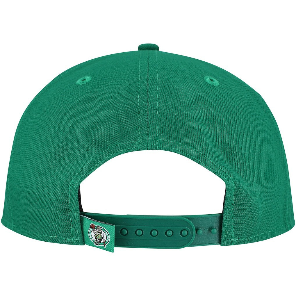 Boston Celtics Oversized Puff Print Logo Golfer Snapback Hat On Sale