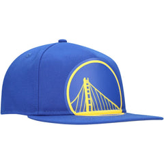 Golden State Warriors Oversized Puff Print Logo Golfer Snapback Hat sale Discount