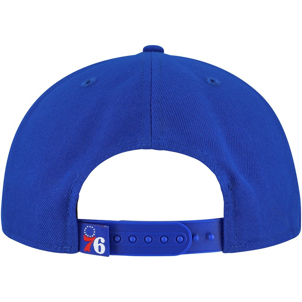 Philadelphia 76ers Oversized Puff Print Logo Golfer Snapback Hat Online
