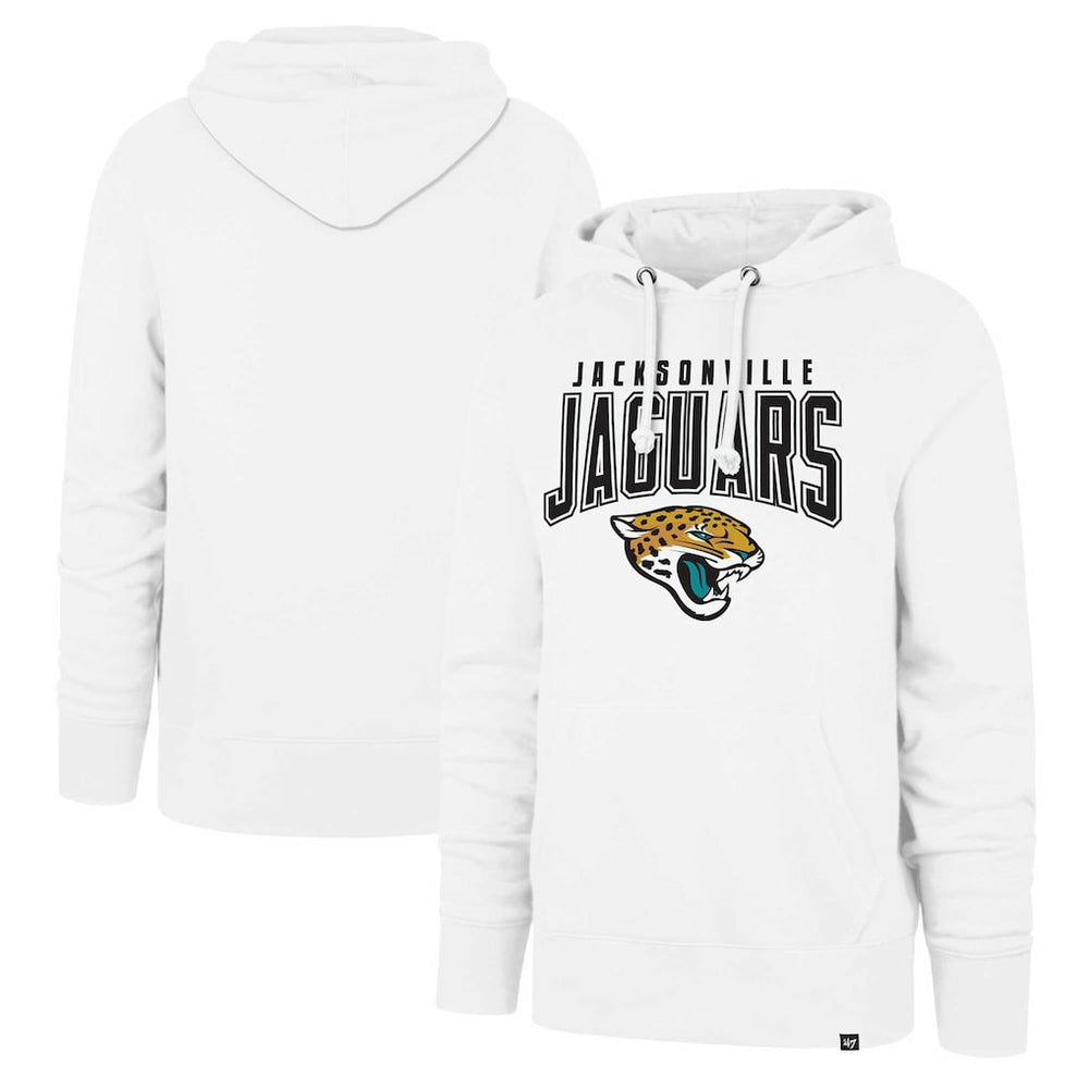 Jacksonville Jaguars 47 brand '47 Elements Arch Headline Pullover Hoodie