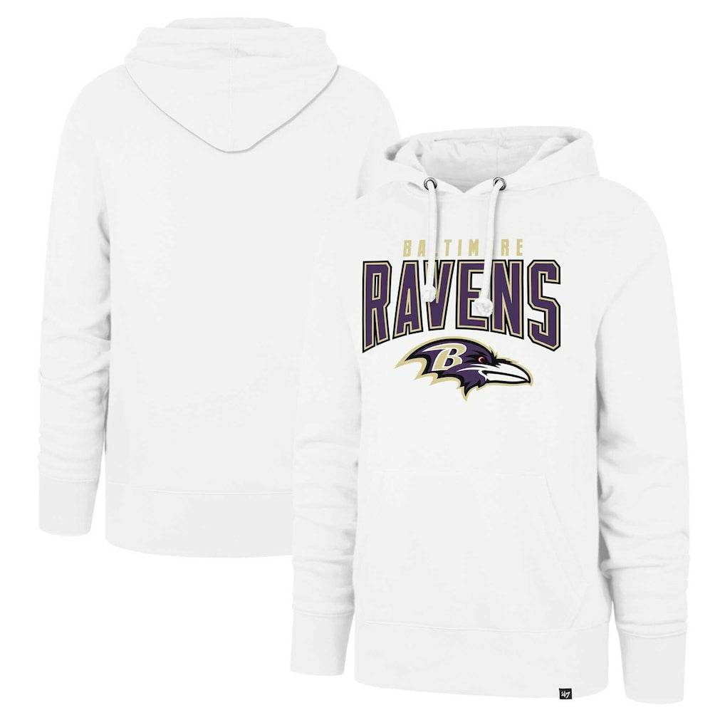 Baltimore Ravens 47 brand '47 Elements Arch Headline Pullover Hoodie