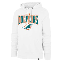 Miami Dolphins 47 brand '47 Elements Arch Headline Pullover Hoodie
