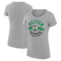 Boston Celtics G-III 4Her by Carl Banks Women's Super-Slim Fit Lightweight Large City Logo T-Shirt Outlet