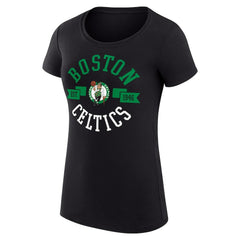 Boston Celtics G-III 4Her by Carl Banks Women's Super-Slim Fit Lightweight Large City Logo T-Shirt Outlet