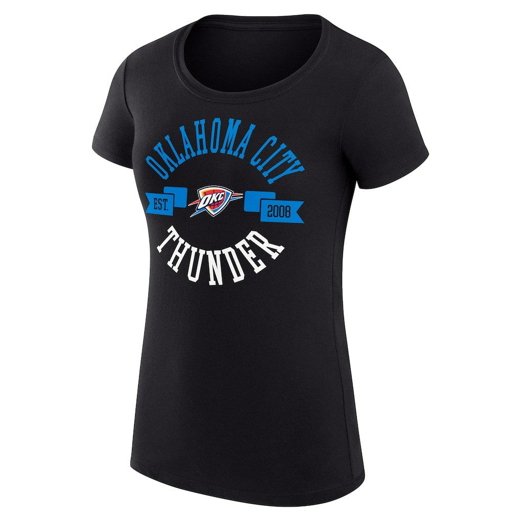 Oklahoma City Thunder G-III 4Her by Carl Banks Women's Super-Slim Fit Lightweight Large City Logo T-Shirt Online