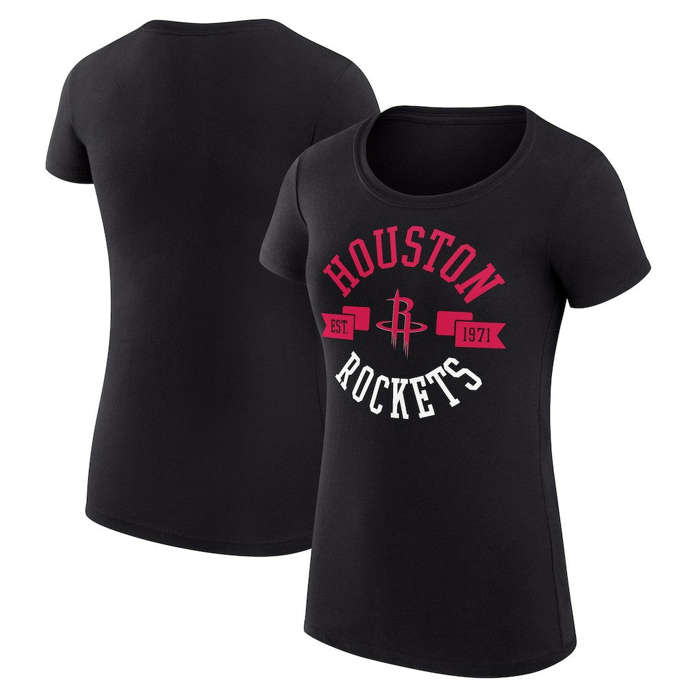 Houston Rockets G-III 4Her by Carl Banks Women's Super-Slim Fit Lightweight Large City Logo T-Shirt Online