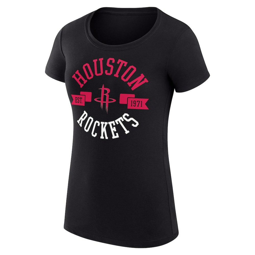 Houston Rockets G-III 4Her by Carl Banks Women's Super-Slim Fit Lightweight Large City Logo T-Shirt Online