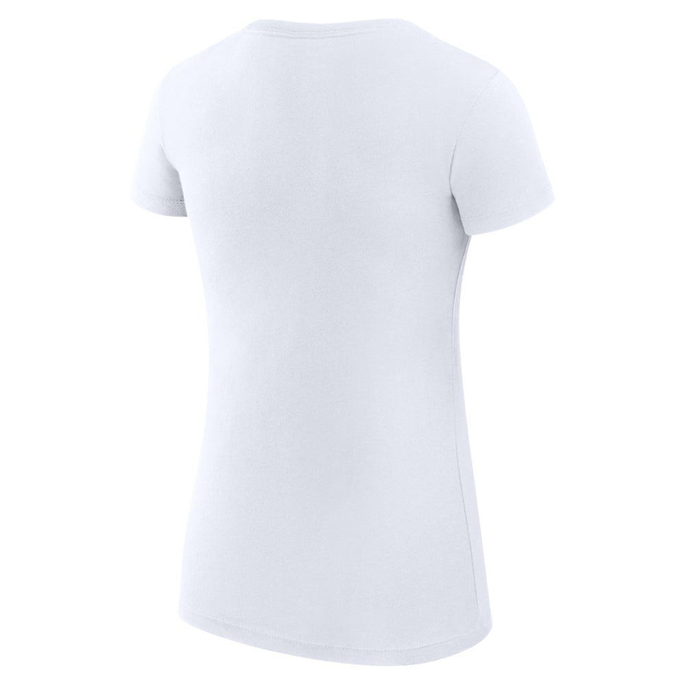 New York Knicks G-III 4Her by Carl Banks Women's Super-Slim Fit Lightweight Large City Logo T-Shirt On Sale