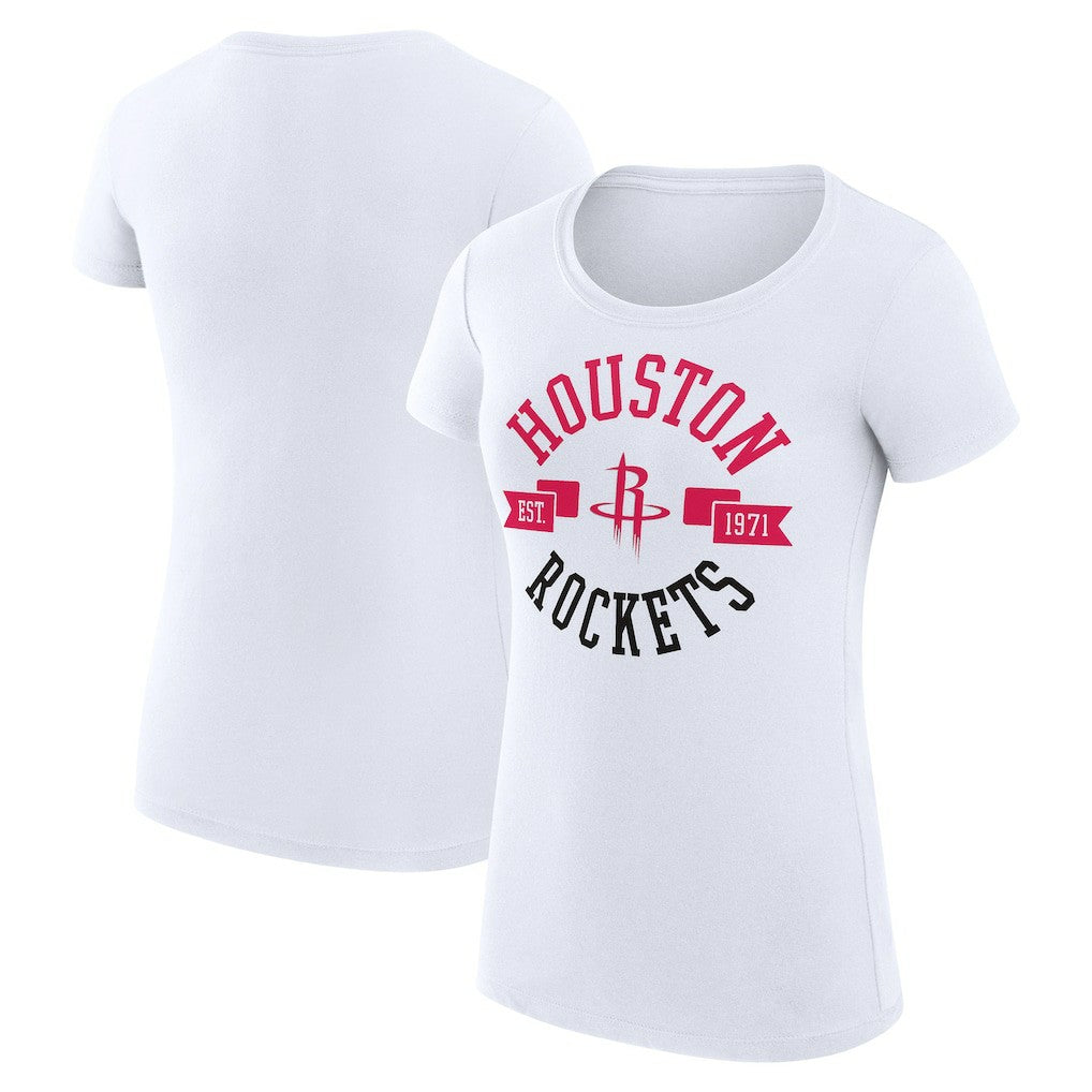 Houston Rockets G-III 4Her by Carl Banks Women's Super-Slim Fit Lightweight Large City Logo T-Shirt Online