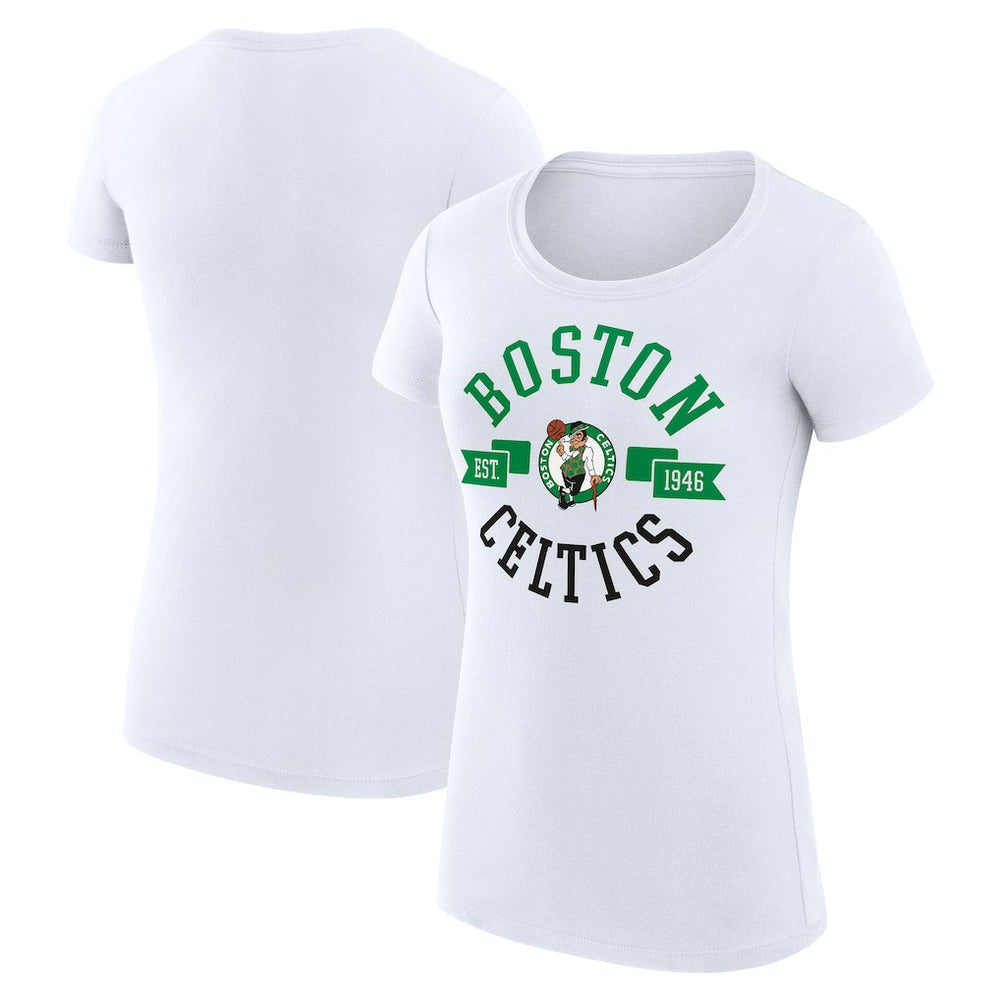 Boston Celtics G-III 4Her by Carl Banks Women's Super-Slim Fit Lightweight Large City Logo T-Shirt Online