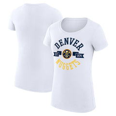 Denver Nuggets G-III 4Her by Carl Banks Women's Super-Slim Fit Lightweight Large City Logo T-Shirt sale Online
