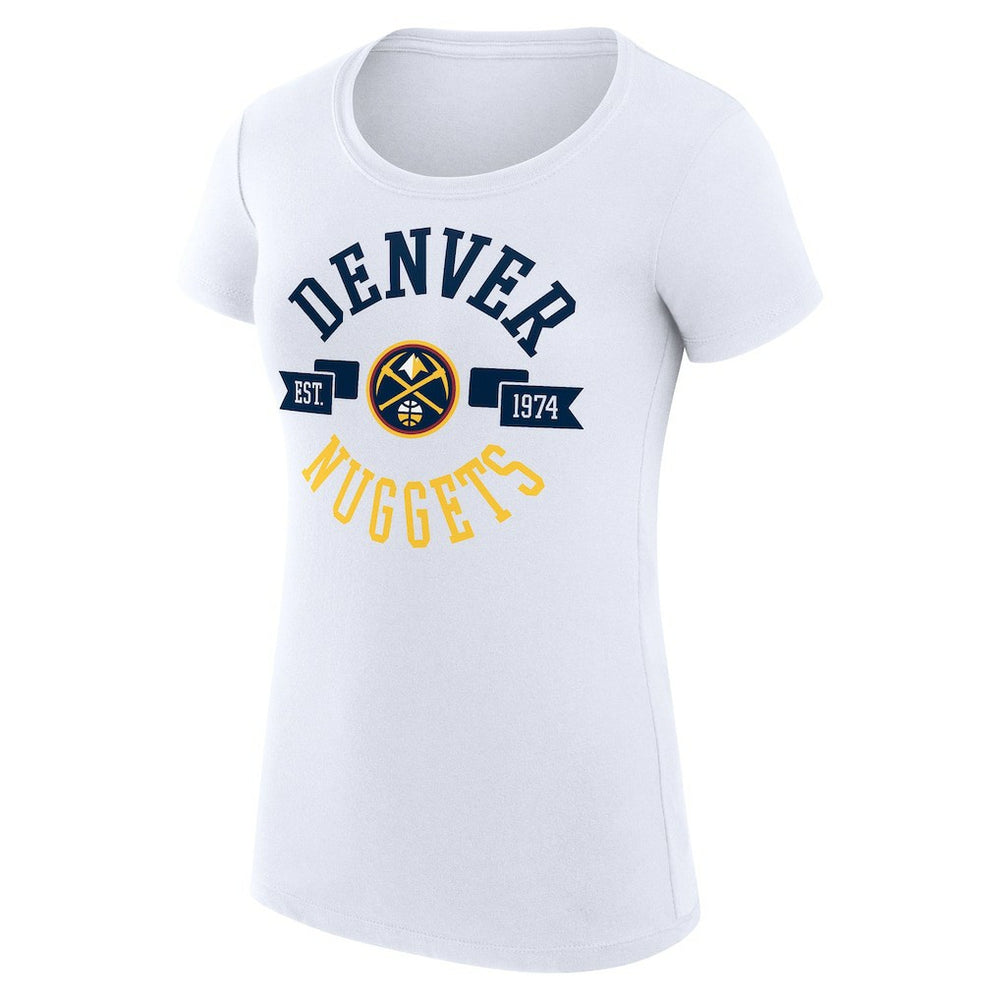 Denver Nuggets G-III 4Her by Carl Banks Women's Super-Slim Fit Lightweight Large City Logo T-Shirt sale Online