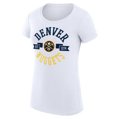 Denver Nuggets G-III 4Her by Carl Banks Women's Super-Slim Fit Lightweight Large City Logo T-Shirt sale Online