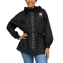 Houston Astros WEAR by Erin Andrews Women's Full-Zip Windbreaker Hoodie Jacket | MLB Shop