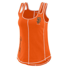 San Francisco Giants WEAR by Erin Andrews Women's Contrast Stitch Tank Top | MLB Outlet