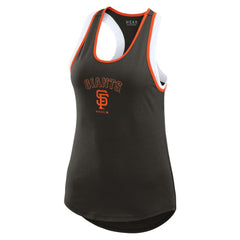 San Francisco Giants WEAR by Erin Andrews Women's Colorblock Racerback Tank Top | MLB New