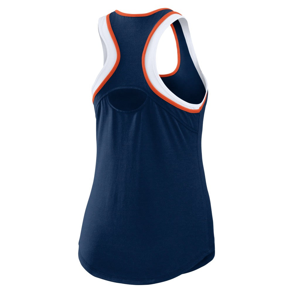 Houston Astros WEAR by Erin Andrews Women's Colorblock Racerback Tank Top | MLB On Sale