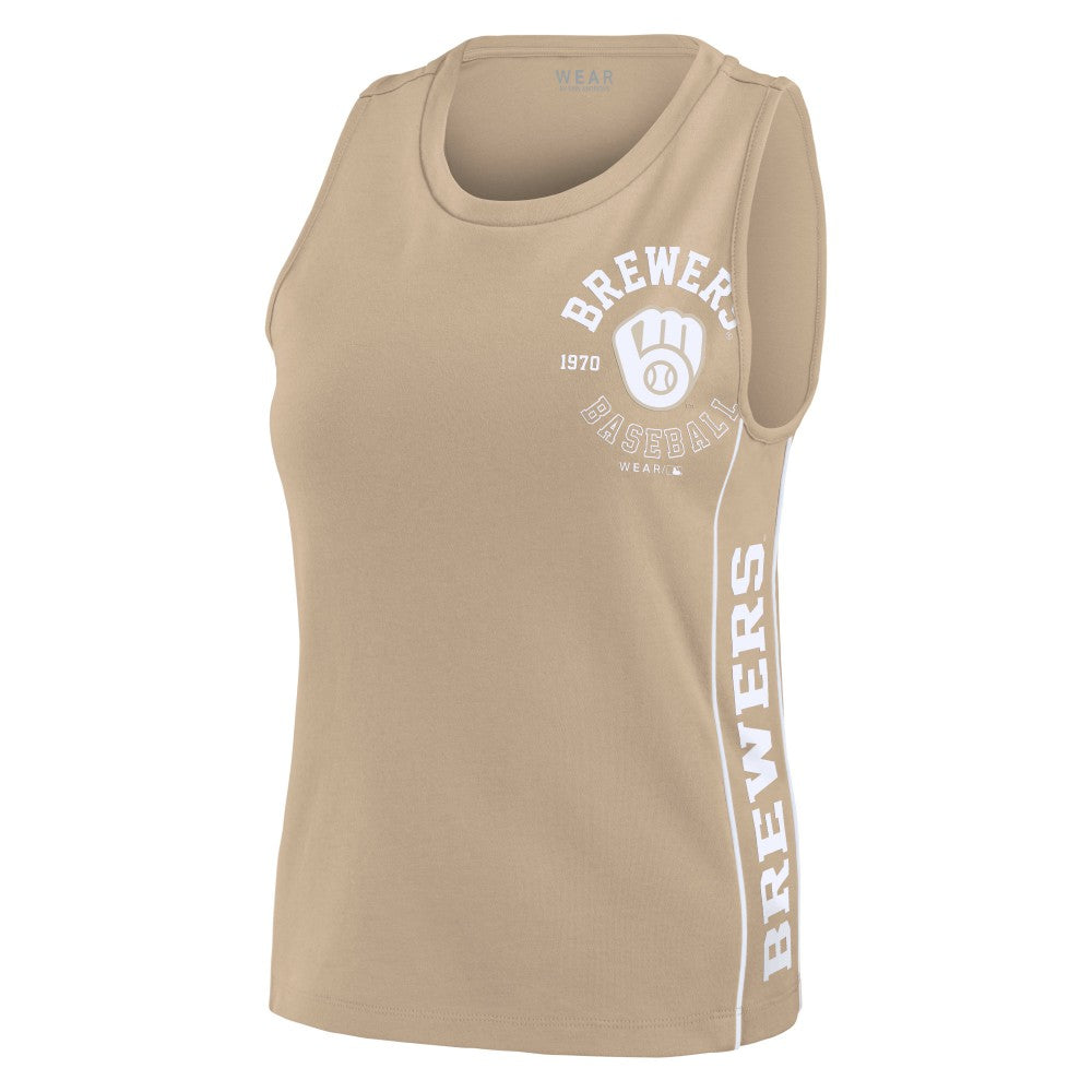 Milwaukee Brewers WEAR by Erin Andrews Women's Tonal Tank Top | MLB Discount