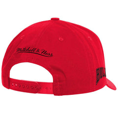 Chicago Bulls Fire Red Pro Crown Snapback Hat For Sale