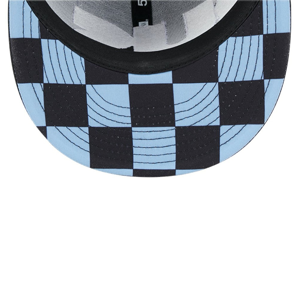 Tampa Bay Rays New Era Checkered Undervisor 59FIFTY Fitted Hat | MLB For sale