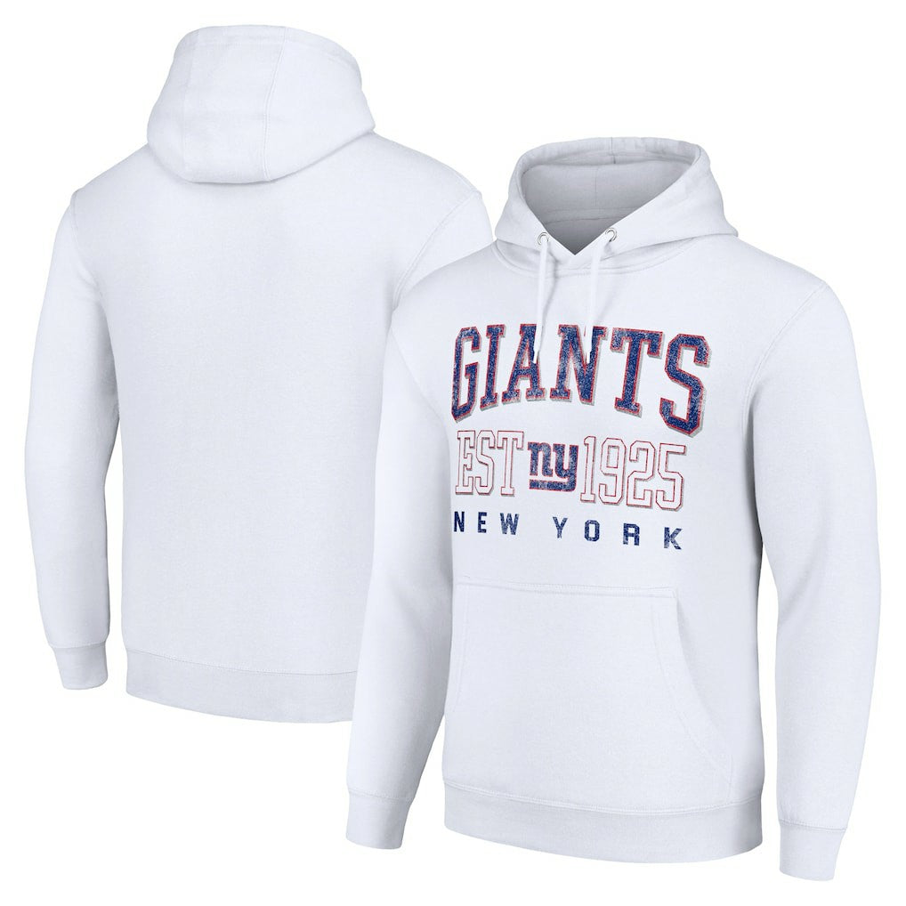 New York Giants  Starter Unisex Throwback Logo Pullover Hoodie