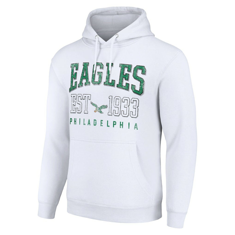 Philadelphia Eagles  Starter Unisex Throwback Logo Pullover Hoodie