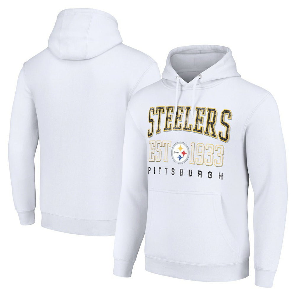 Pittsburgh Steelers  Starter Unisex Throwback Logo Pullover Hoodie
