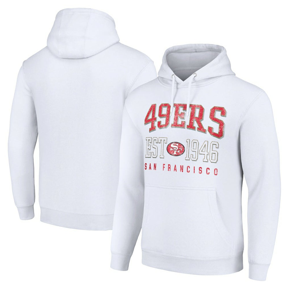 San Francisco 49ers  Starter Unisex Throwback Logo Pullover Hoodie