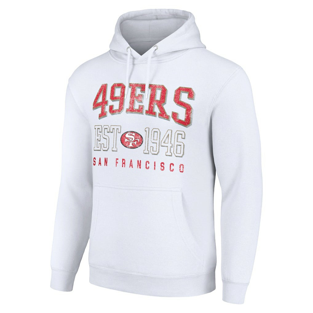 San Francisco 49ers  Starter Unisex Throwback Logo Pullover Hoodie