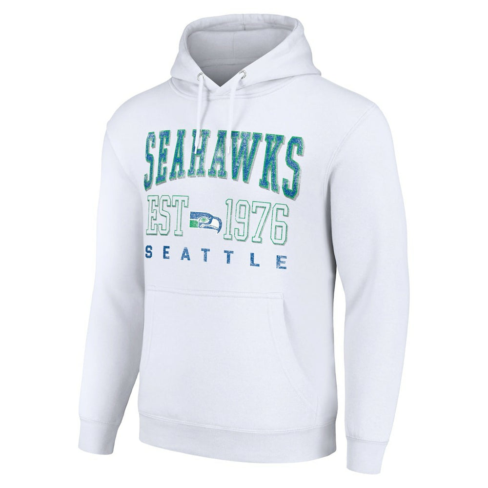 Seattle Seahawks  Starter Unisex Throwback Logo Pullover Hoodie