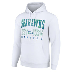 Seattle Seahawks  Starter Unisex Throwback Logo Pullover Hoodie