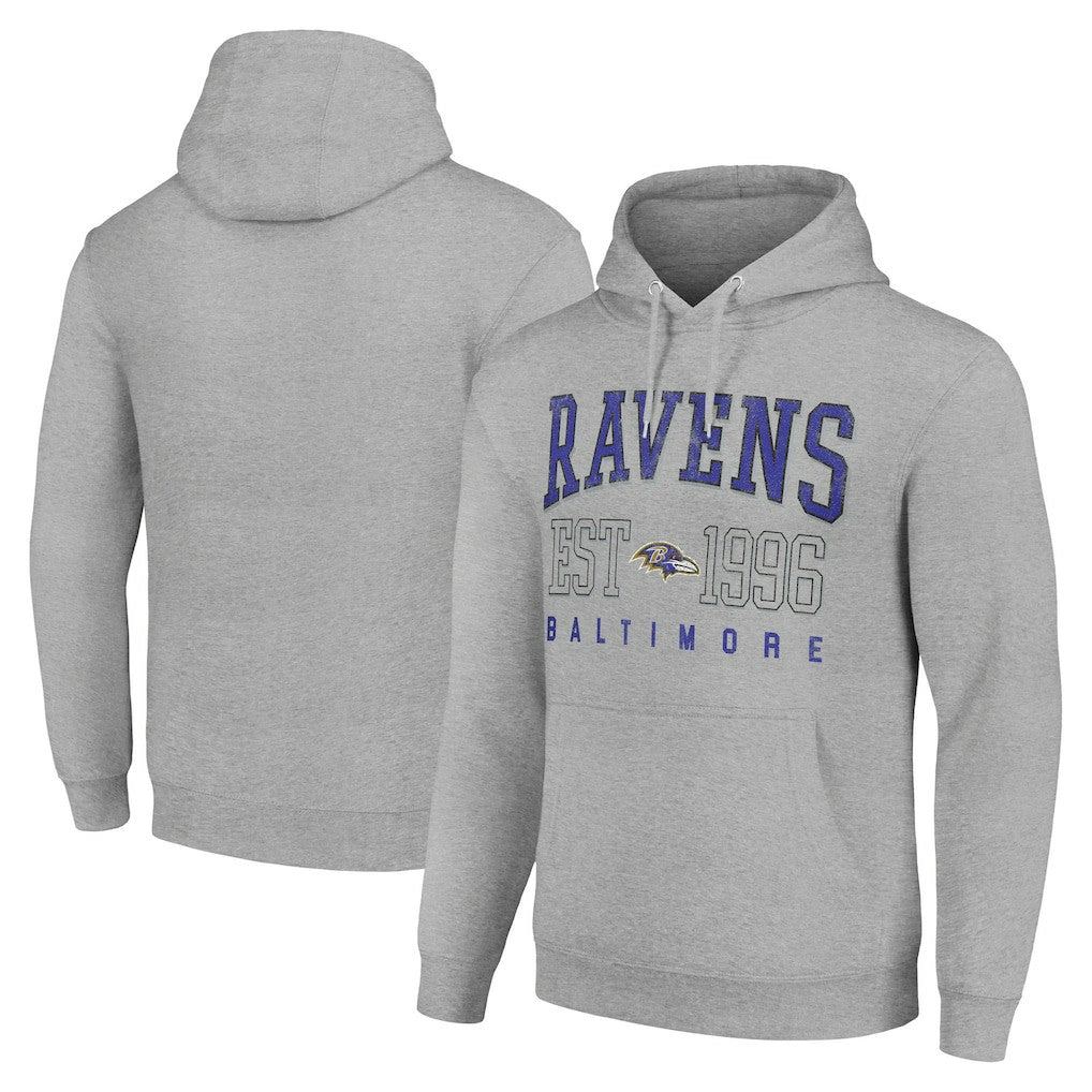 Baltimore Ravens  Starter Unisex Throwback Logo Pullover Hoodie
