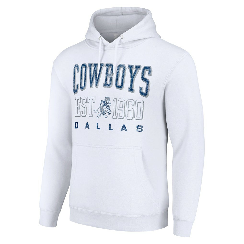 Dallas Cowboys  Starter Unisex Throwback Logo Pullover Hoodie