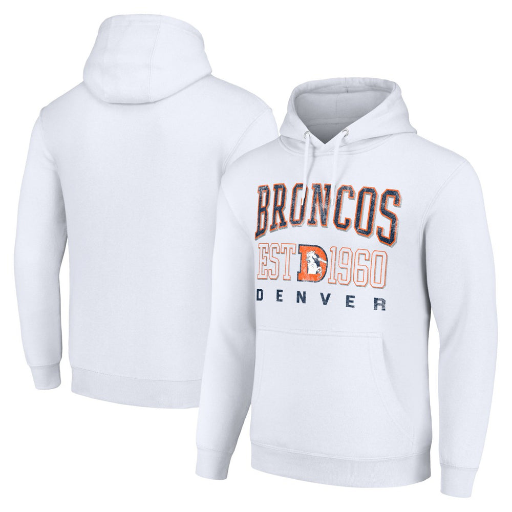 Denver Broncos  Starter Unisex Throwback Logo Pullover Hoodie