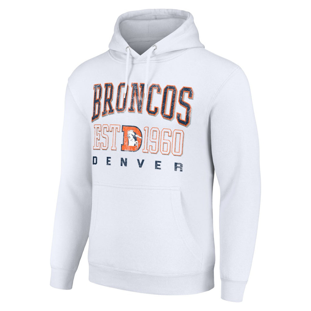 Denver Broncos  Starter Unisex Throwback Logo Pullover Hoodie