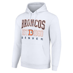 Denver Broncos  Starter Unisex Throwback Logo Pullover Hoodie