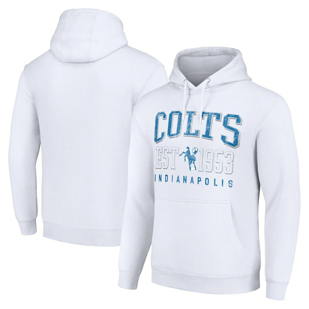 Indianapolis Colts  Starter Unisex Throwback Logo Pullover Hoodie