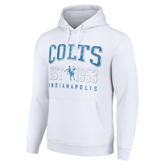 Indianapolis Colts  Starter Unisex Throwback Logo Pullover Hoodie