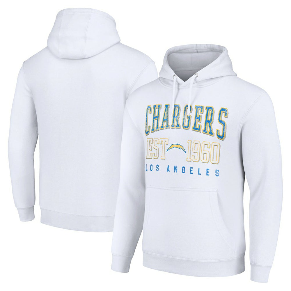 Los Angeles Chargers  Starter Unisex Throwback Logo Pullover Hoodie