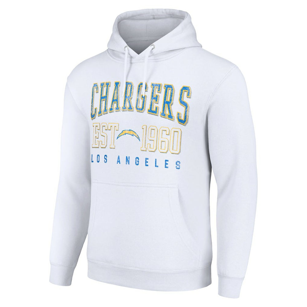 Los Angeles Chargers  Starter Unisex Throwback Logo Pullover Hoodie