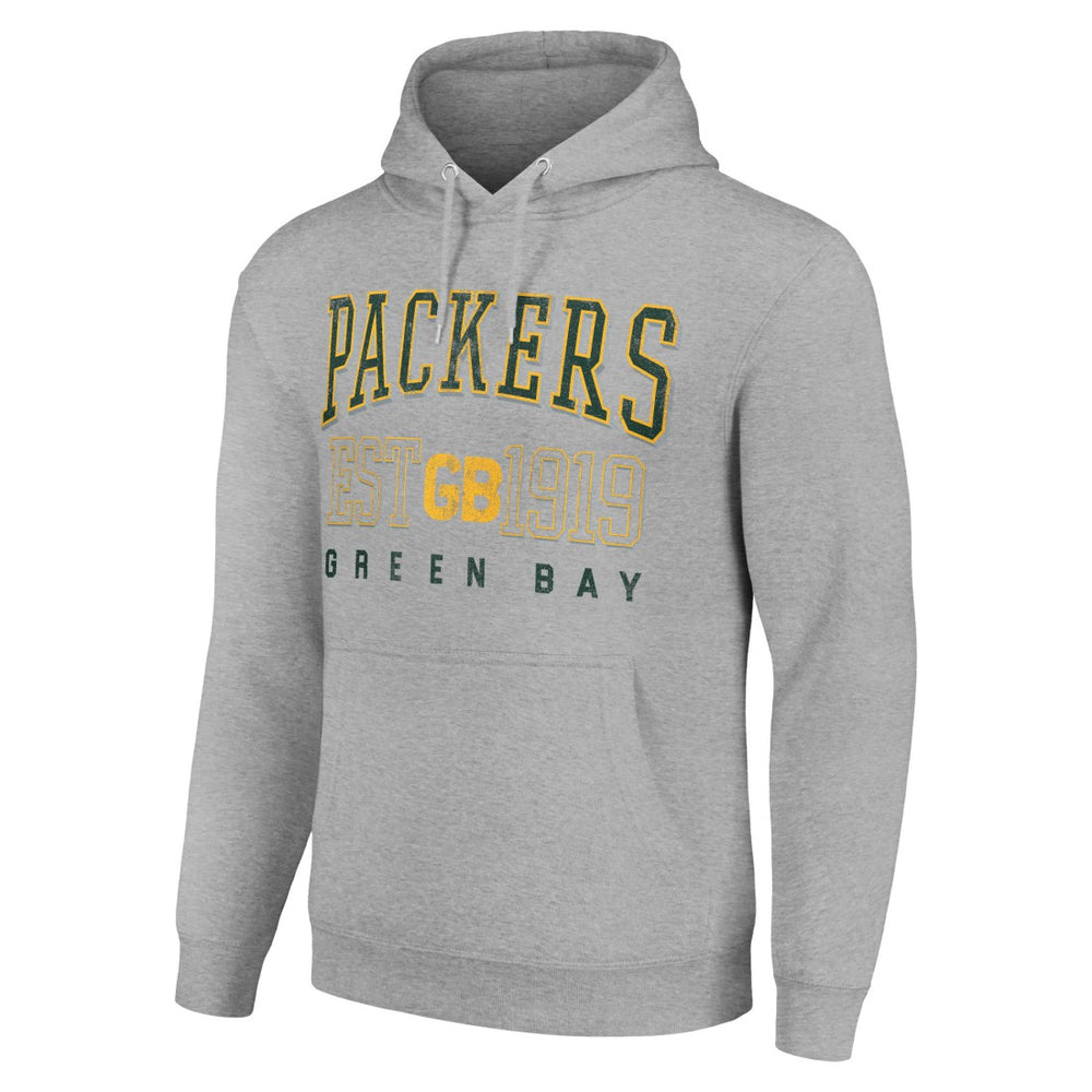Green Bay Packers  Starter Unisex Throwback Logo Pullover Hoodie