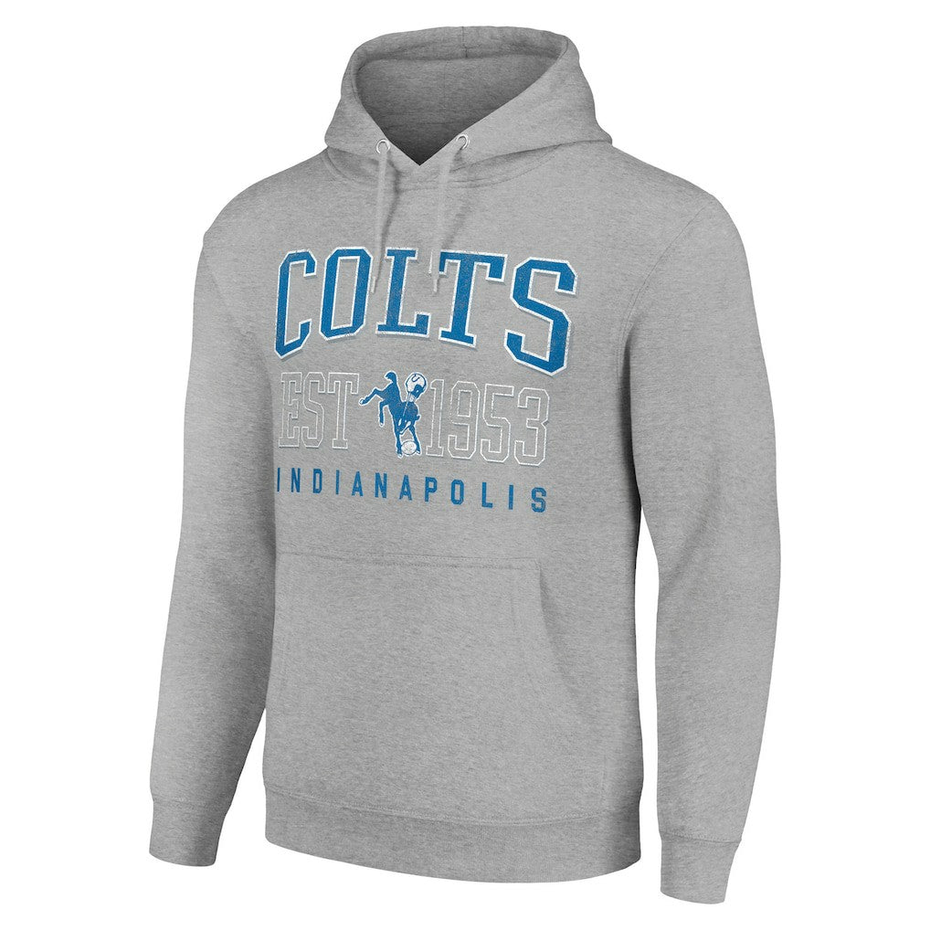 Indianapolis Colts  Starter Unisex Throwback Logo Pullover Hoodie