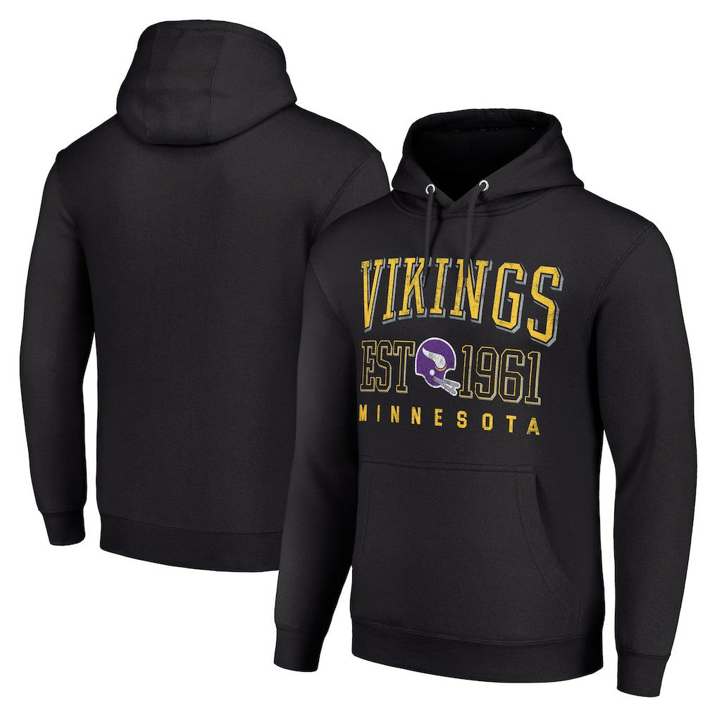 Minnesota Vikings  Starter Unisex Throwback Logo Pullover Hoodie