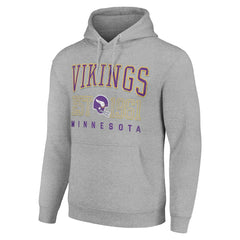 Minnesota Vikings  Starter Unisex Throwback Logo Pullover Hoodie