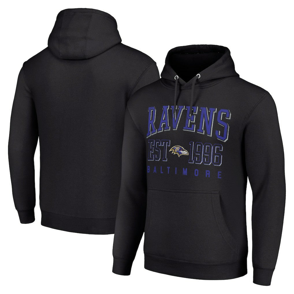 Baltimore Ravens  Starter Unisex Throwback Logo Pullover Hoodie